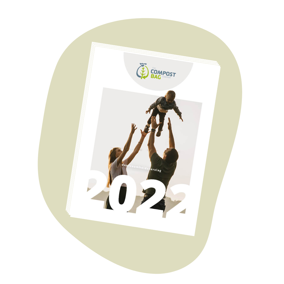 Sustainability Report Illustration of our sustainability report displayed on our company page.