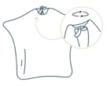 Capes & Aprons Menu Icon representing our eco-friendly capes and aprons displayed on our product page.